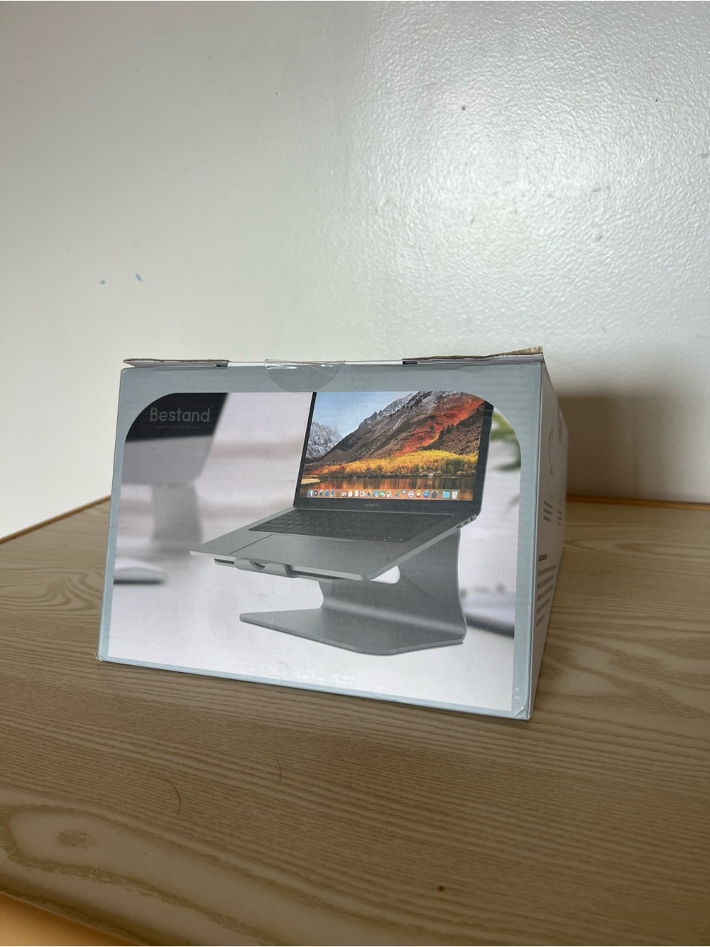 Silver Laptop Stand - Aluminum Ergonomic Riser